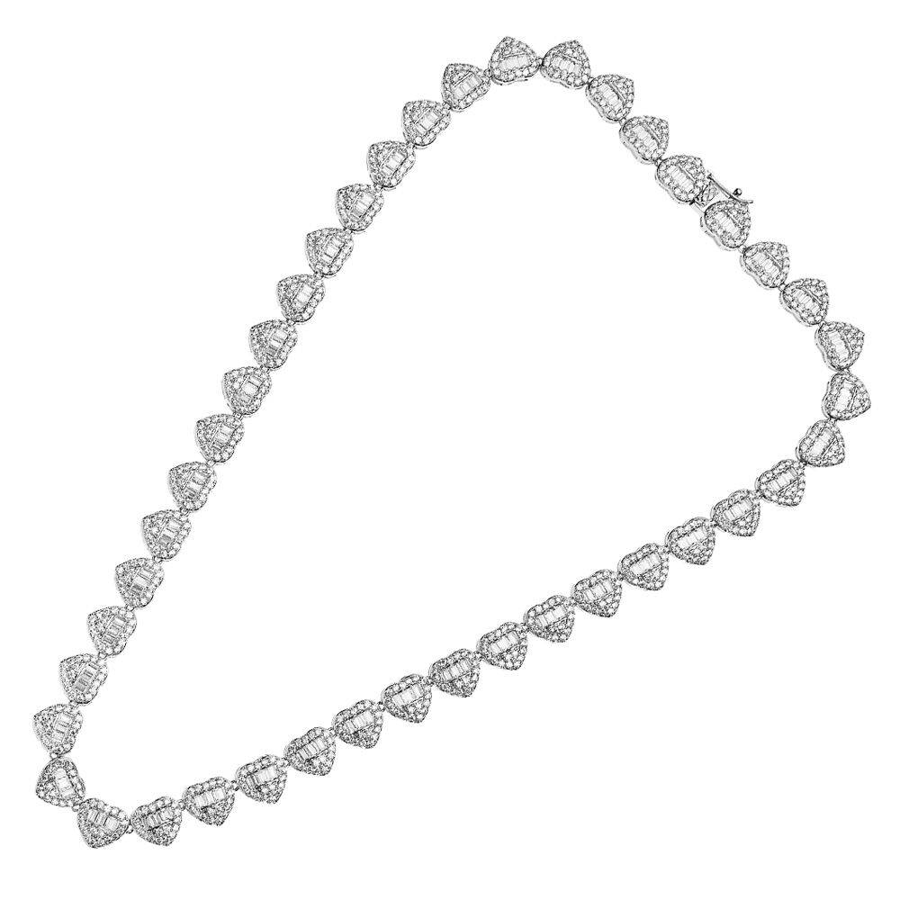 Ottaviani Collana rodiata con cubic zirconia