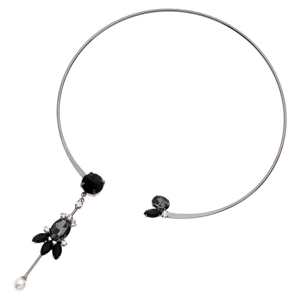 Ottaviani Girocollo con perle e cristalli