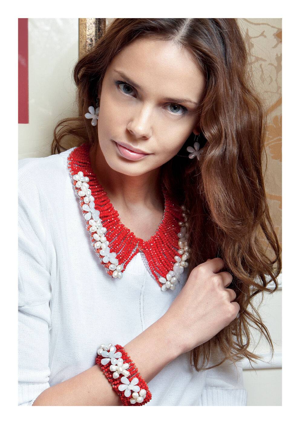 Ottaviani Girocollo Con Quarzi,m.perla E Cristalli