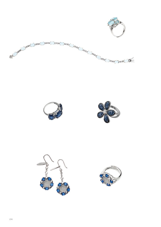 Ottaviani Orecchini Arg. "blue Love"