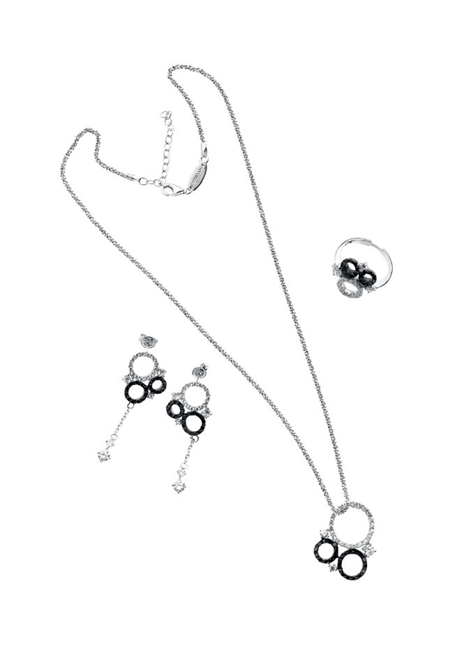 Ottaviani Orecchini Arg. "pois"