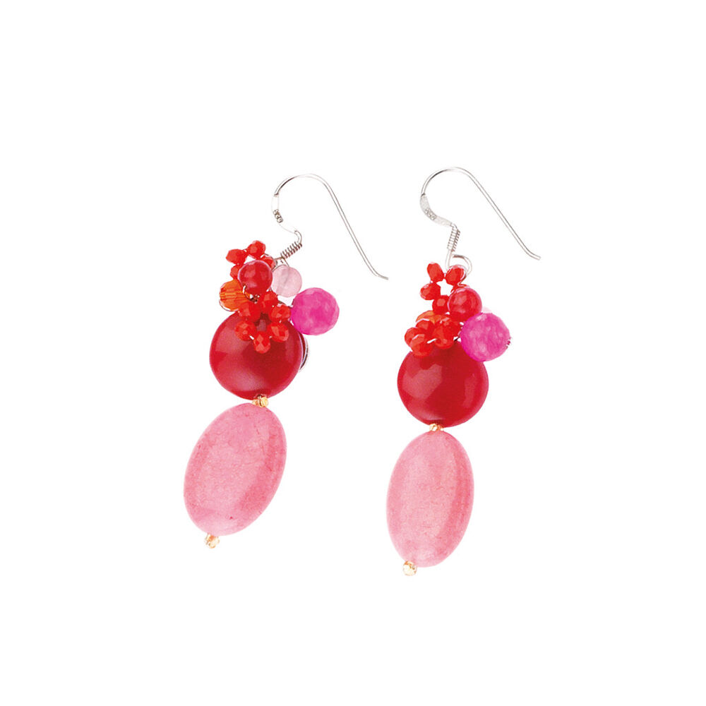 Ottaviani Orecchini con agata e cristalli