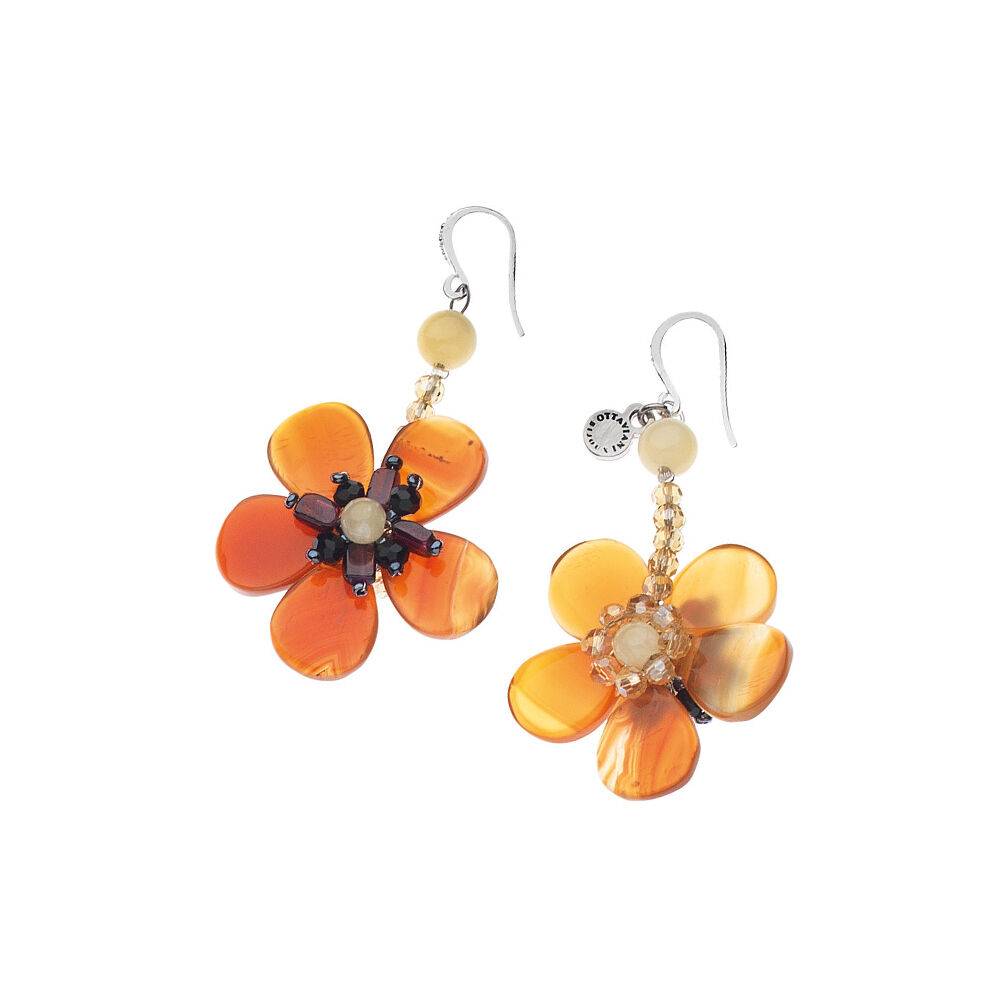 Ottaviani Orecchini con agata,granata e cristalli