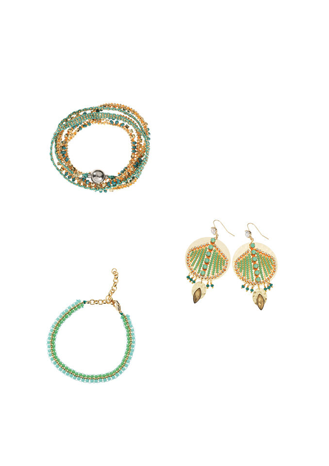 Ottaviani Orecchini Con Cristalli,perline E Strass