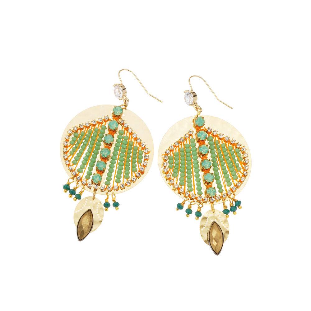 Ottaviani Orecchini con cristalli,perline e strass