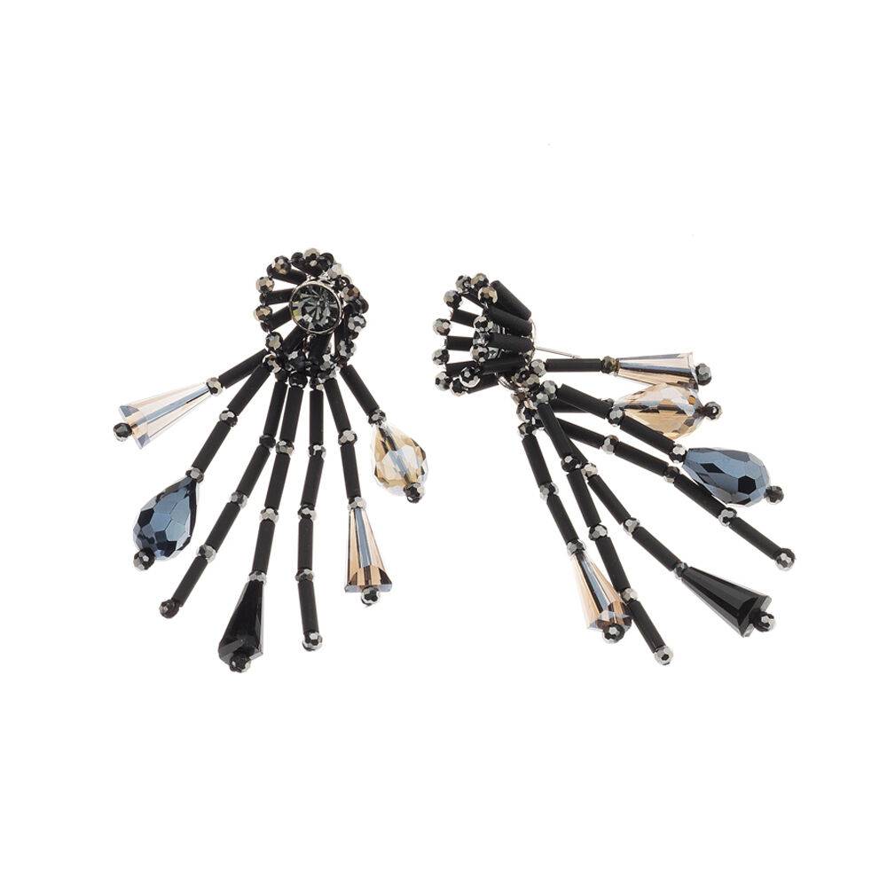 Ottaviani Orecchini con cristalli perline e strass