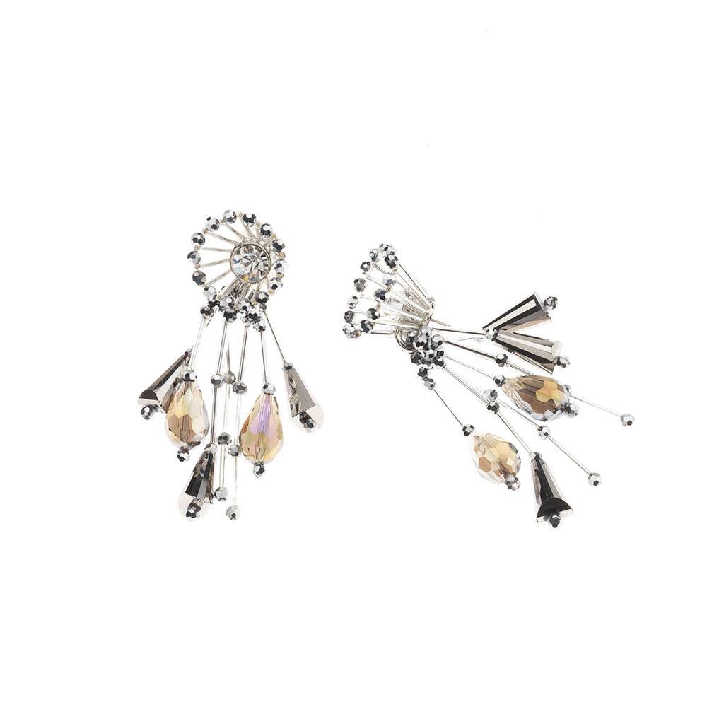 Ottaviani Orecchini con cristalli perline e strass