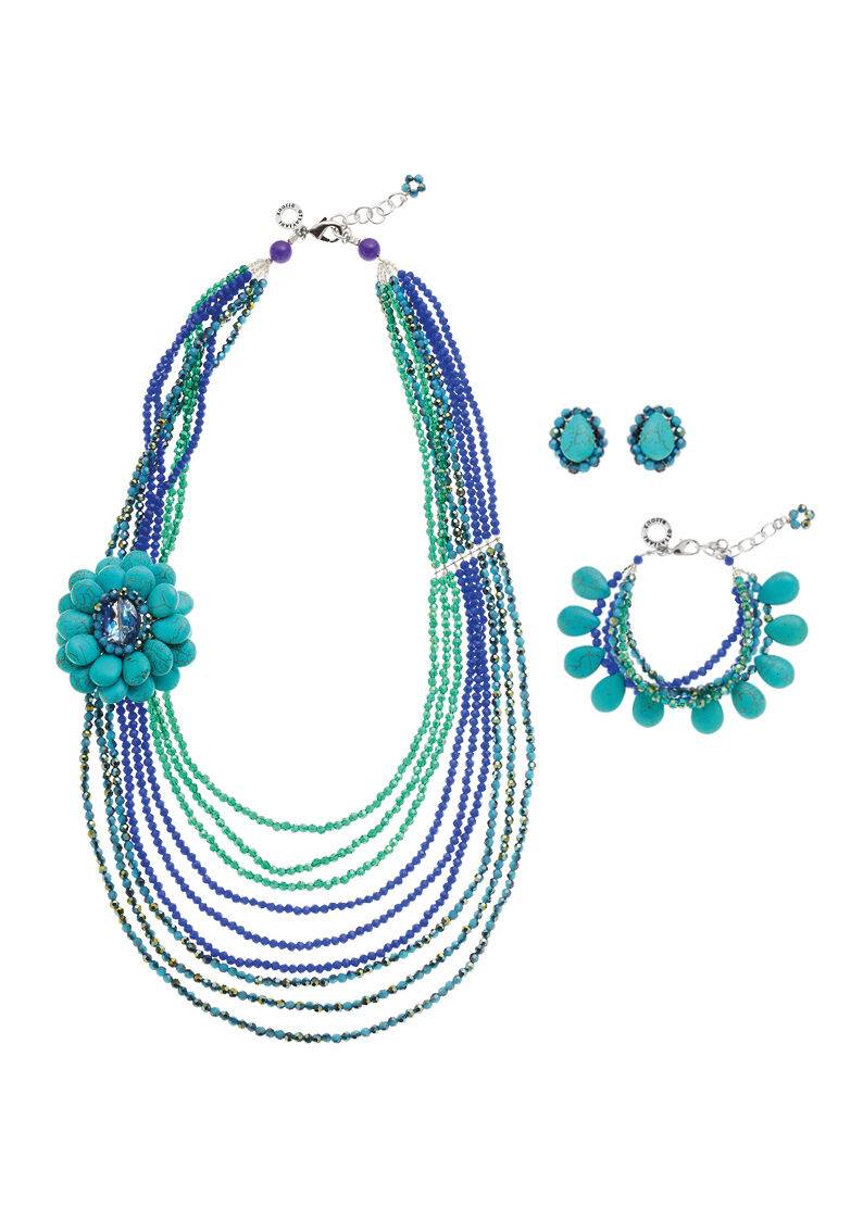 Ottaviani Orecchini Con Howlite E Cristalli