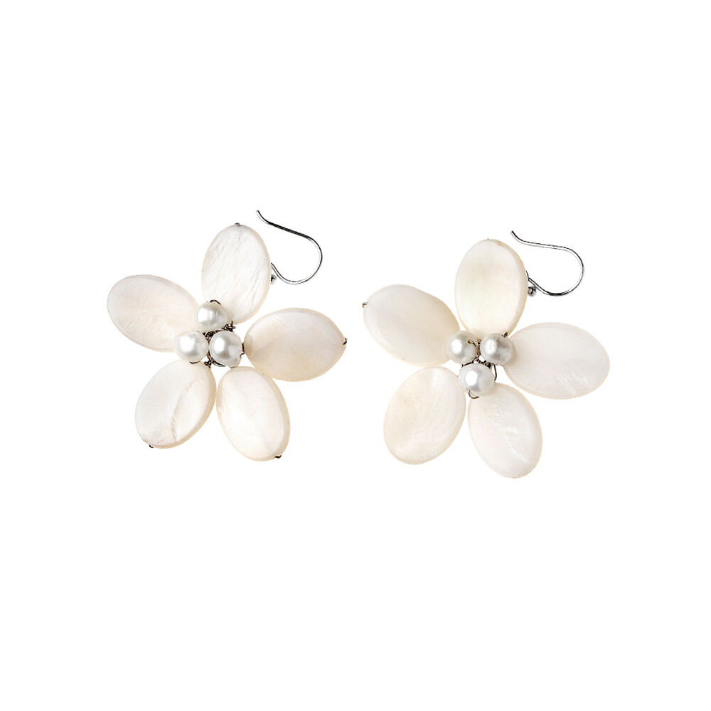 Ottaviani Orecchini con perle e madreperla