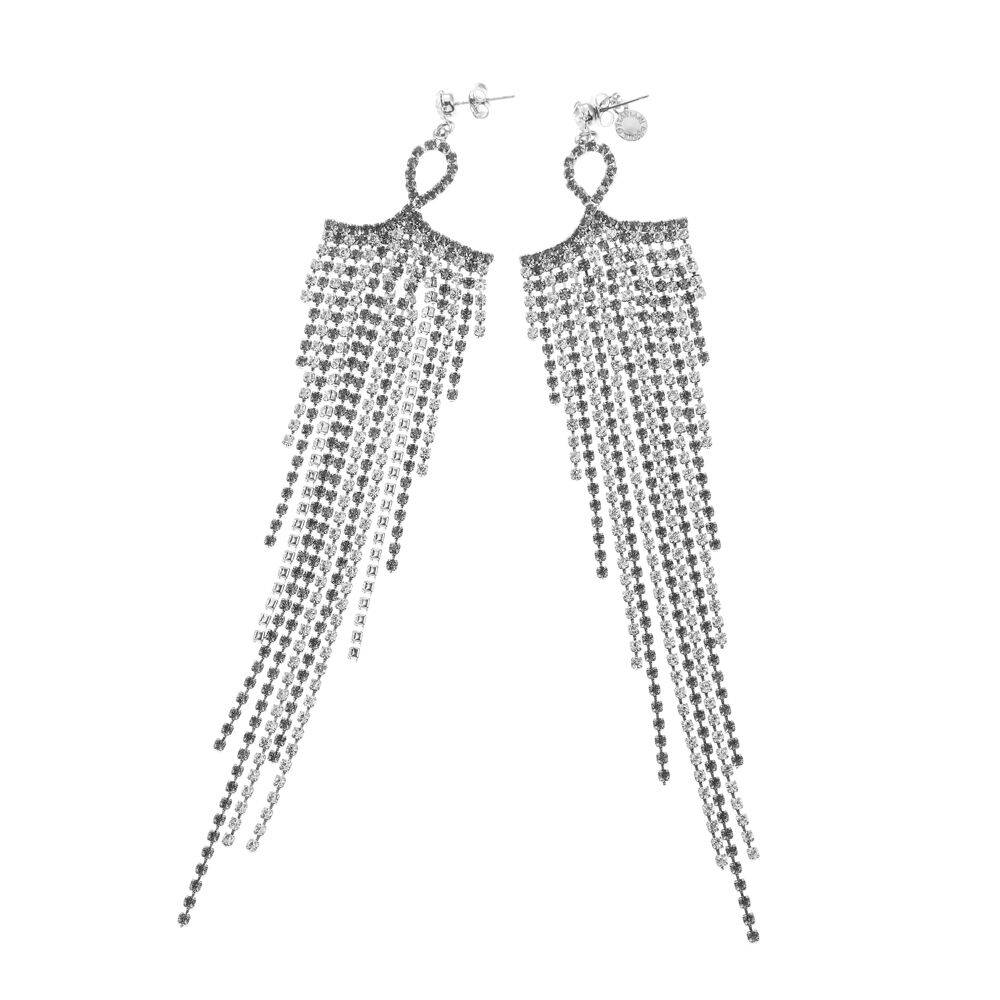 Ottaviani Orecchini con strass e cristalli