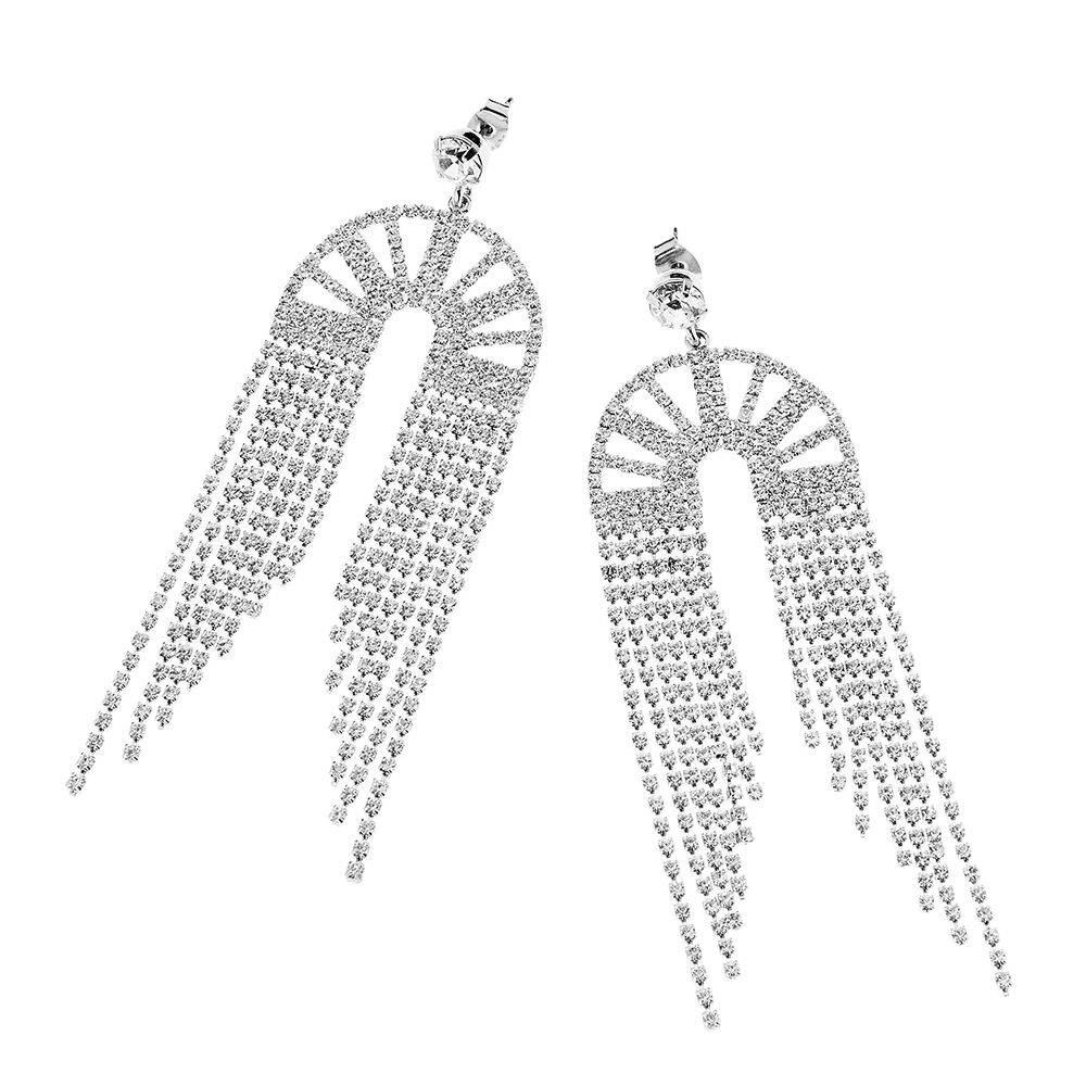 Ottaviani Orecchini con strass e cristalli