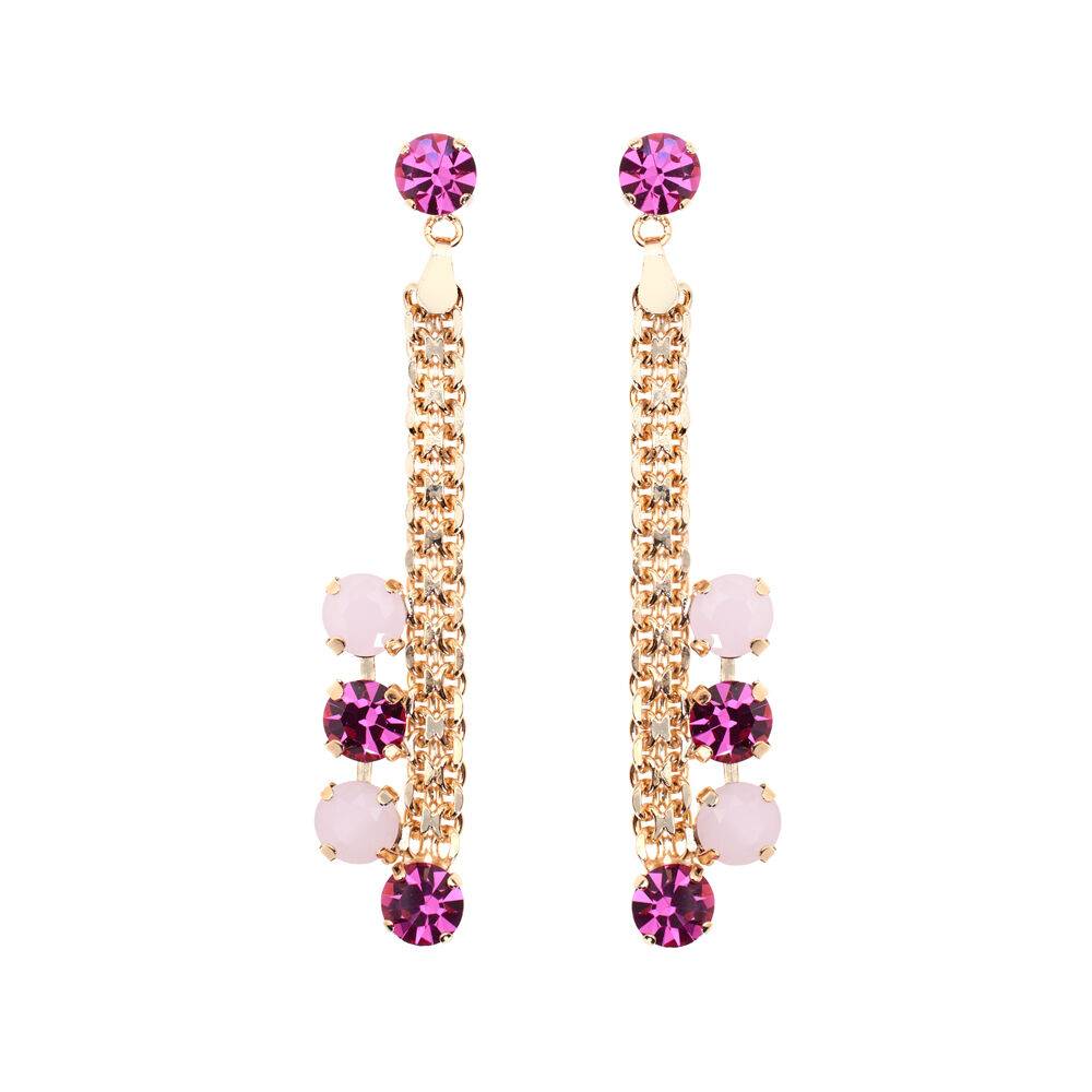 Ottaviani Orecchini dorati con cristalli