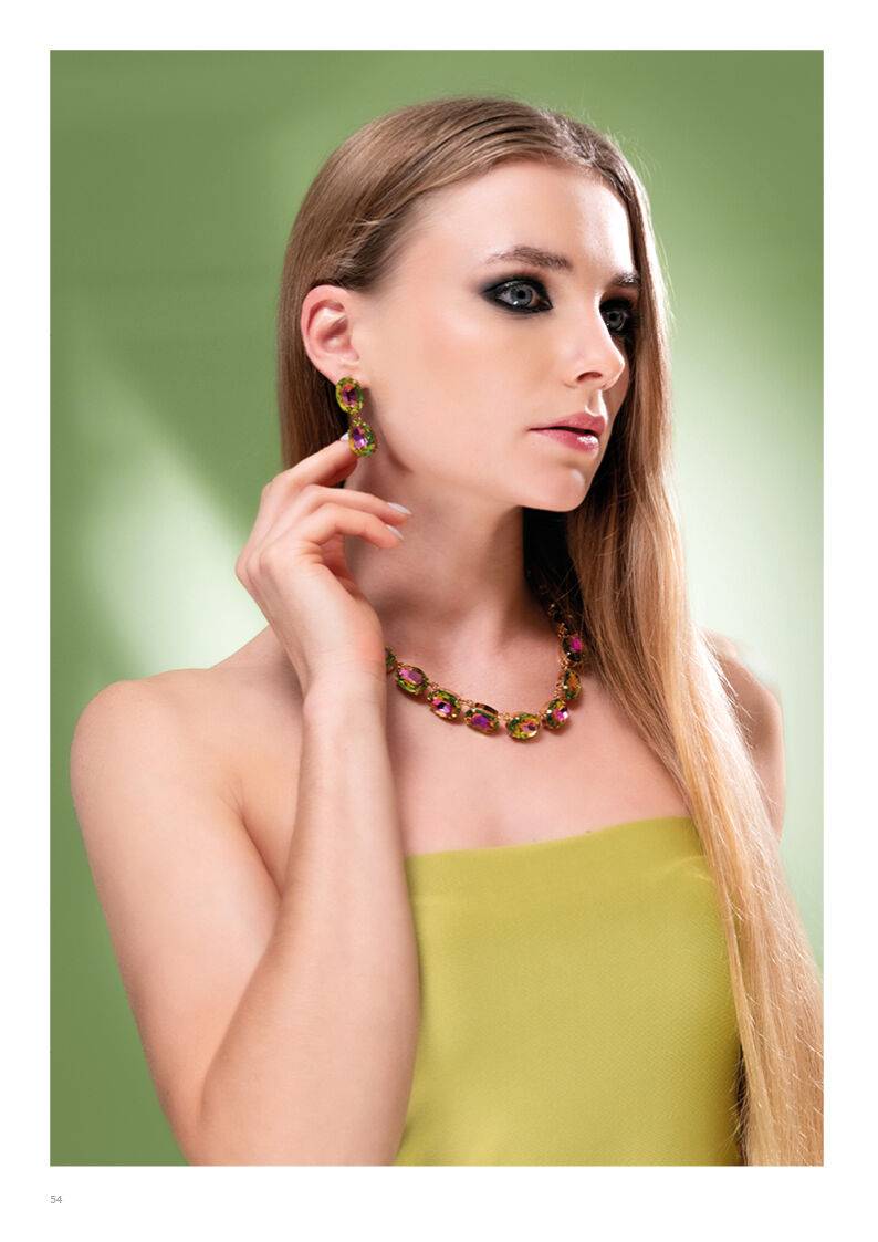 Ottaviani Orecchini Dorati Con Cristalli