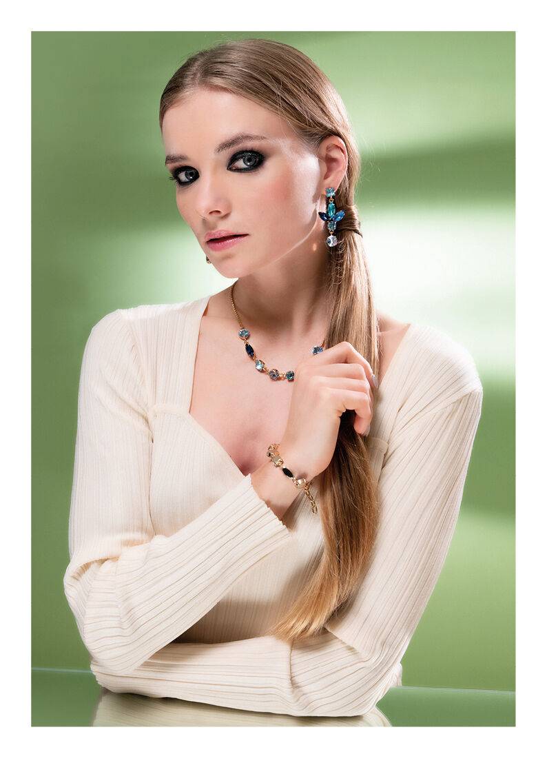 Ottaviani Orecchini Dorati Con Cristalli