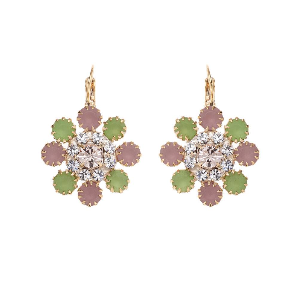 Ottaviani Orecchini dorati con cristalli