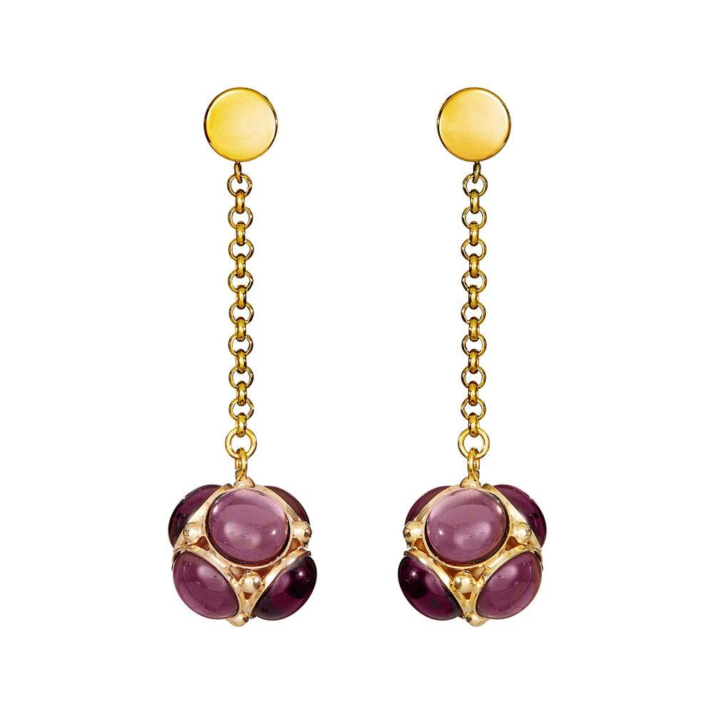 Ottaviani Orecchini dorati con cristalli