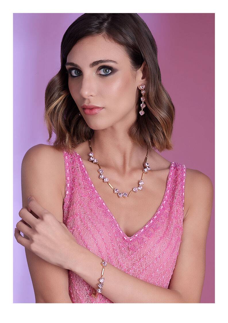 Ottaviani Orecchini Dorati Con Cristalli