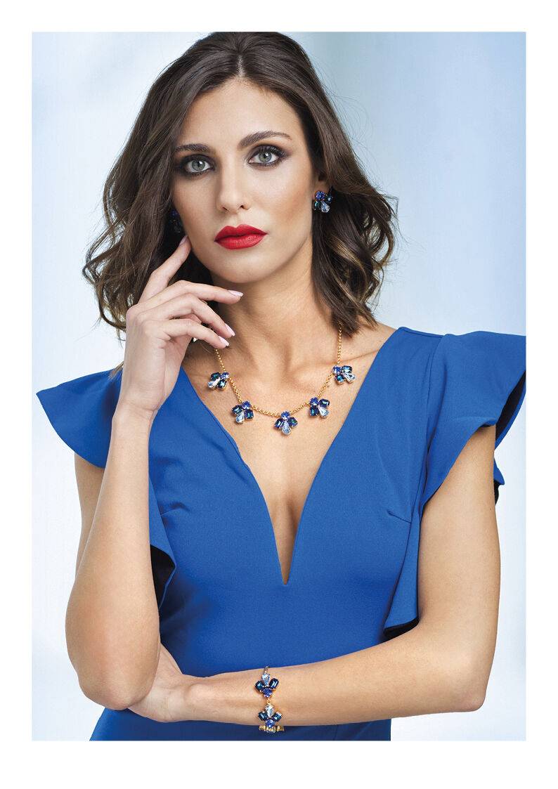 Ottaviani Orecchini Dorati Con Cristalli