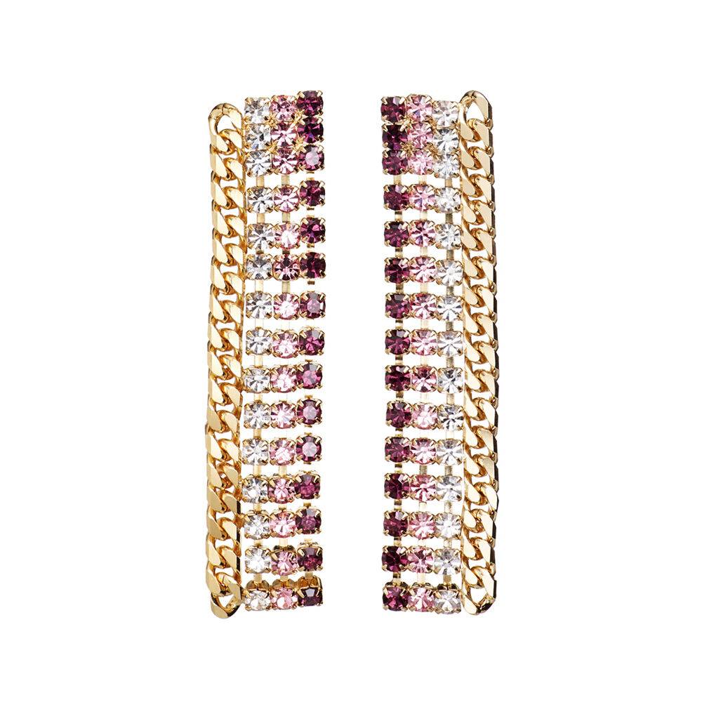 Ottaviani Orecchini dorati con strass