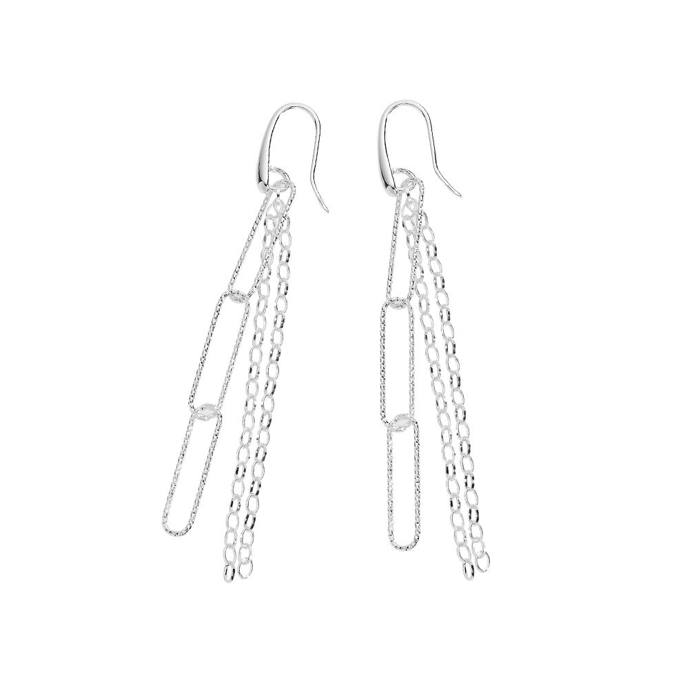 Ottaviani Orecchini in argento rodiato