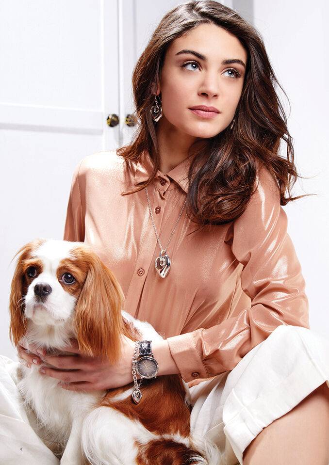 Ottaviani Orecchini Pendenti"amoroso"in Argento