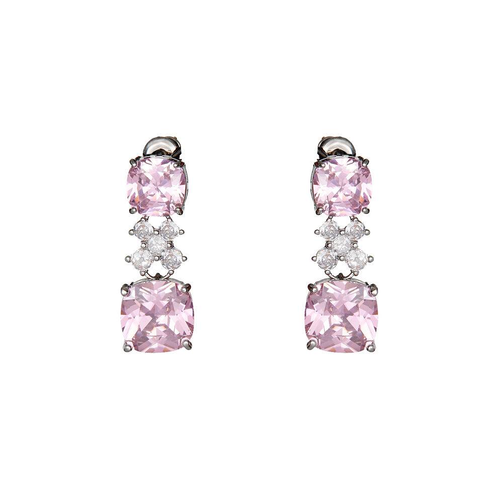 Ottaviani Orecchini rodiati con cubic zirconia