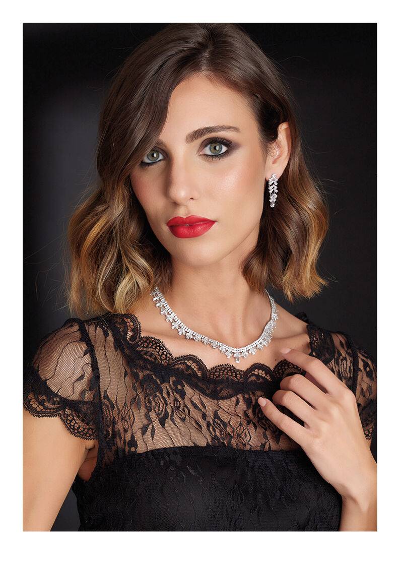 Ottaviani Orecchini Rodiati Con Cubic Zirconia