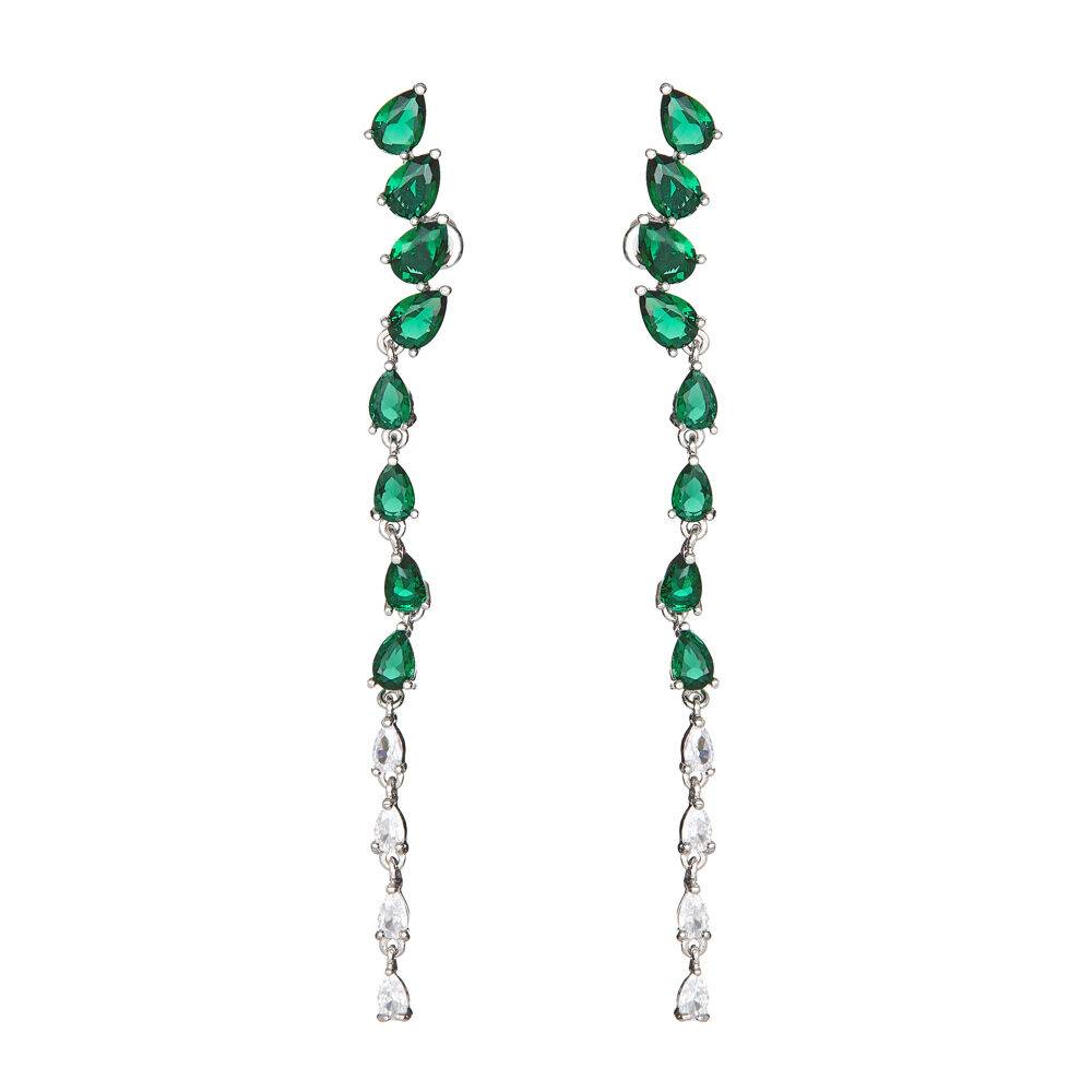 Ottaviani Orecchini rodiati con cubic zirconia