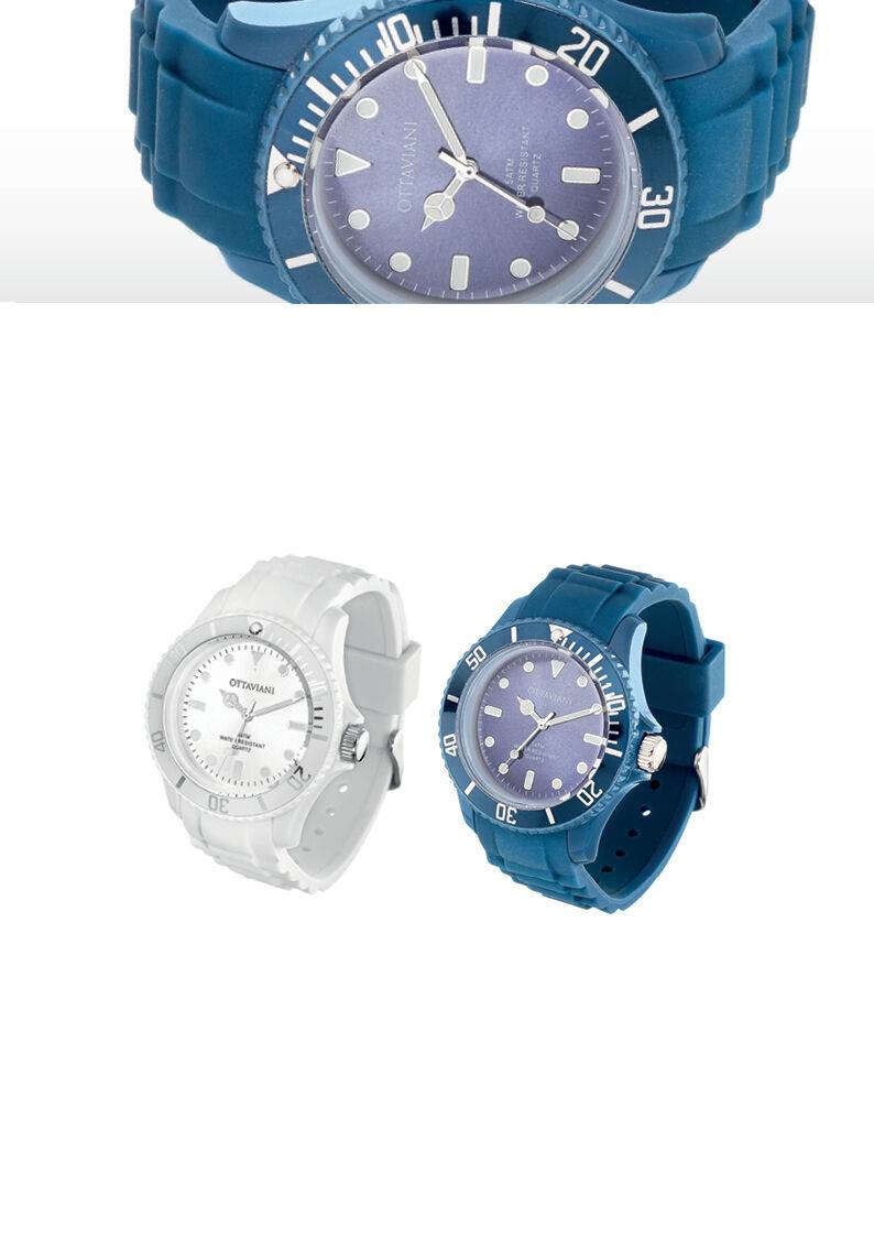 Ottaviani Orologio Quarzo Silicone Bianco