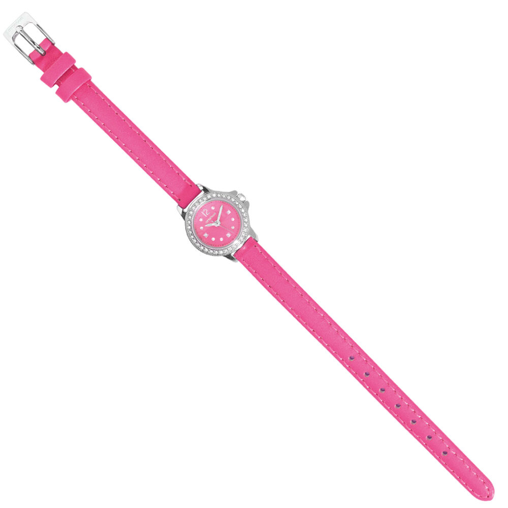 Ottaviani Orologio quarzo strass pelle rosa