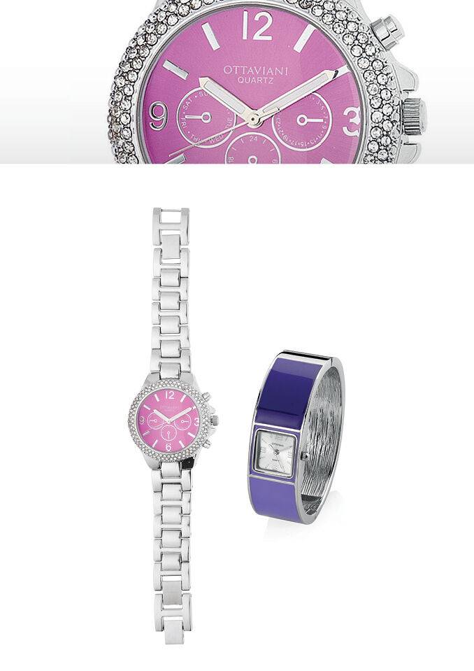 Ottaviani Orologio Quarzo Viola Lilla Bangle