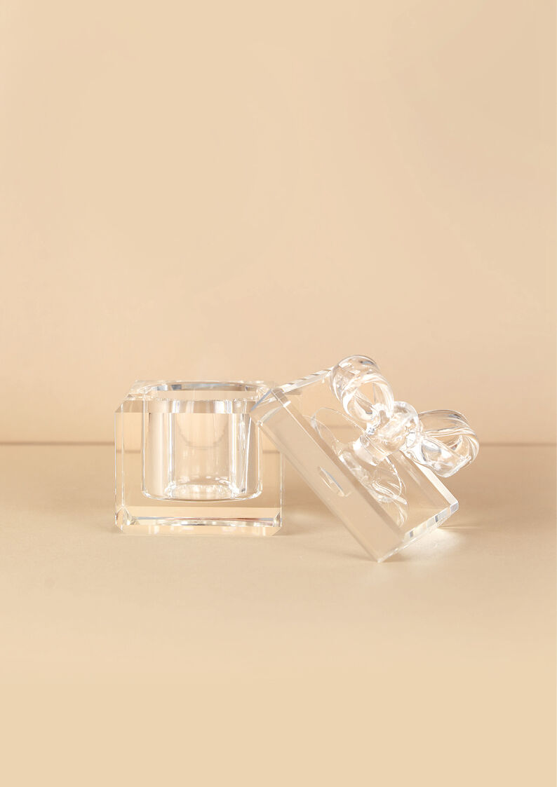 Ottaviani Porta Bon Bon In Cristallo Cm 8,3x8x10