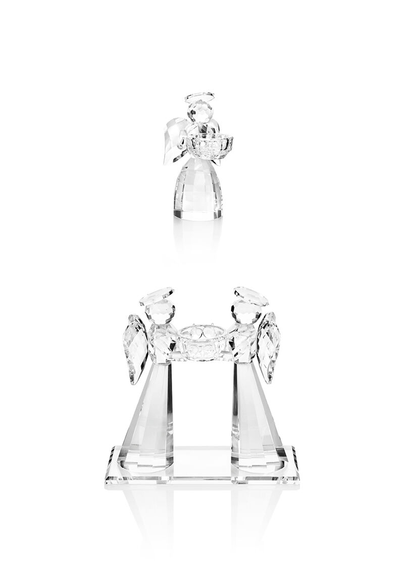 Ottaviani Portacandele "angelo" In Cristallo