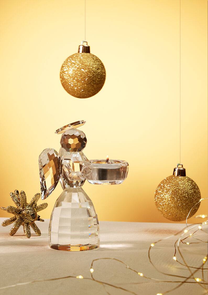 Ottaviani Portacandele "angelo" In Cristallo