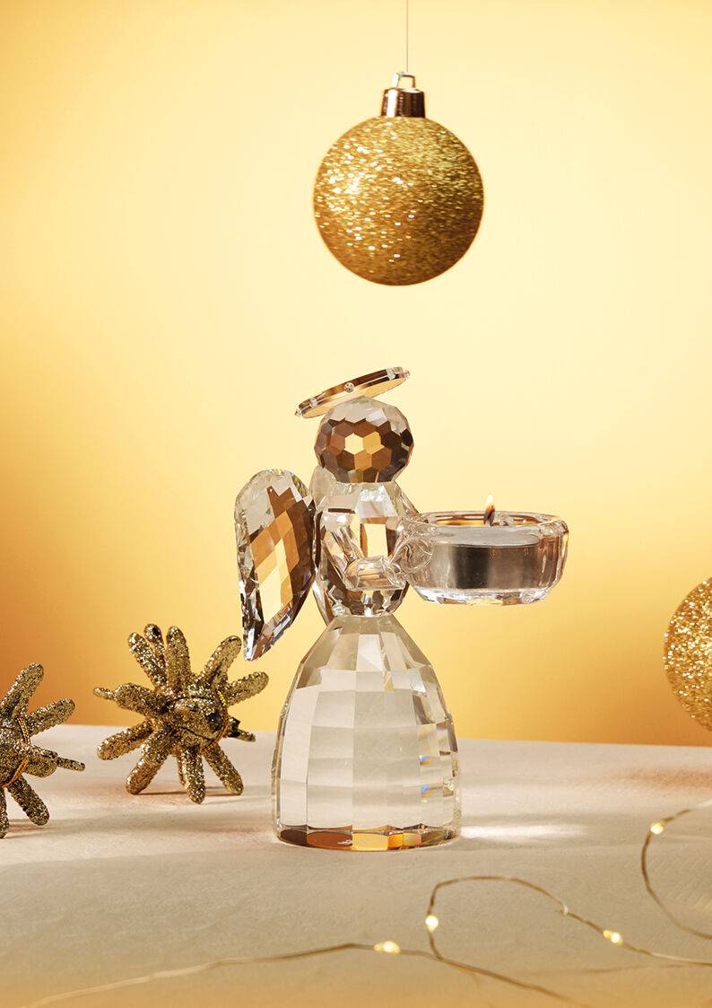 Ottaviani Portacandele "angelo" In Cristallo