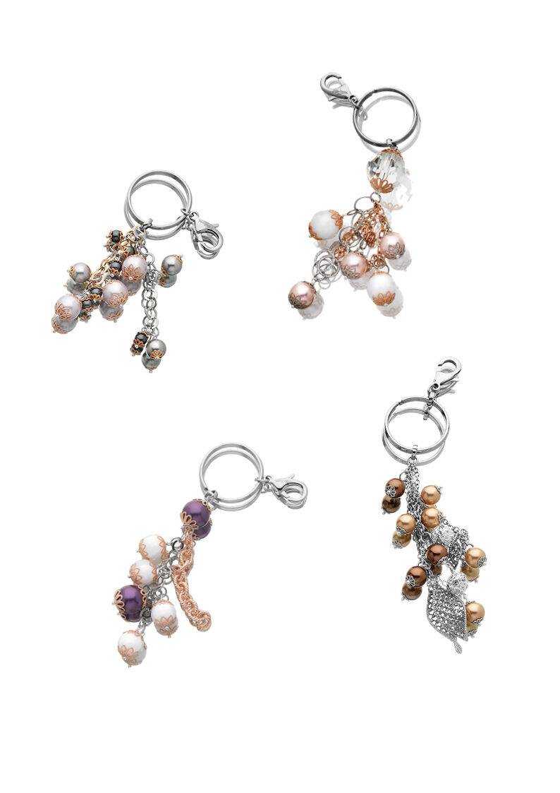 Ottaviani Portachiavi/ciondolo Per Borsa C/perle