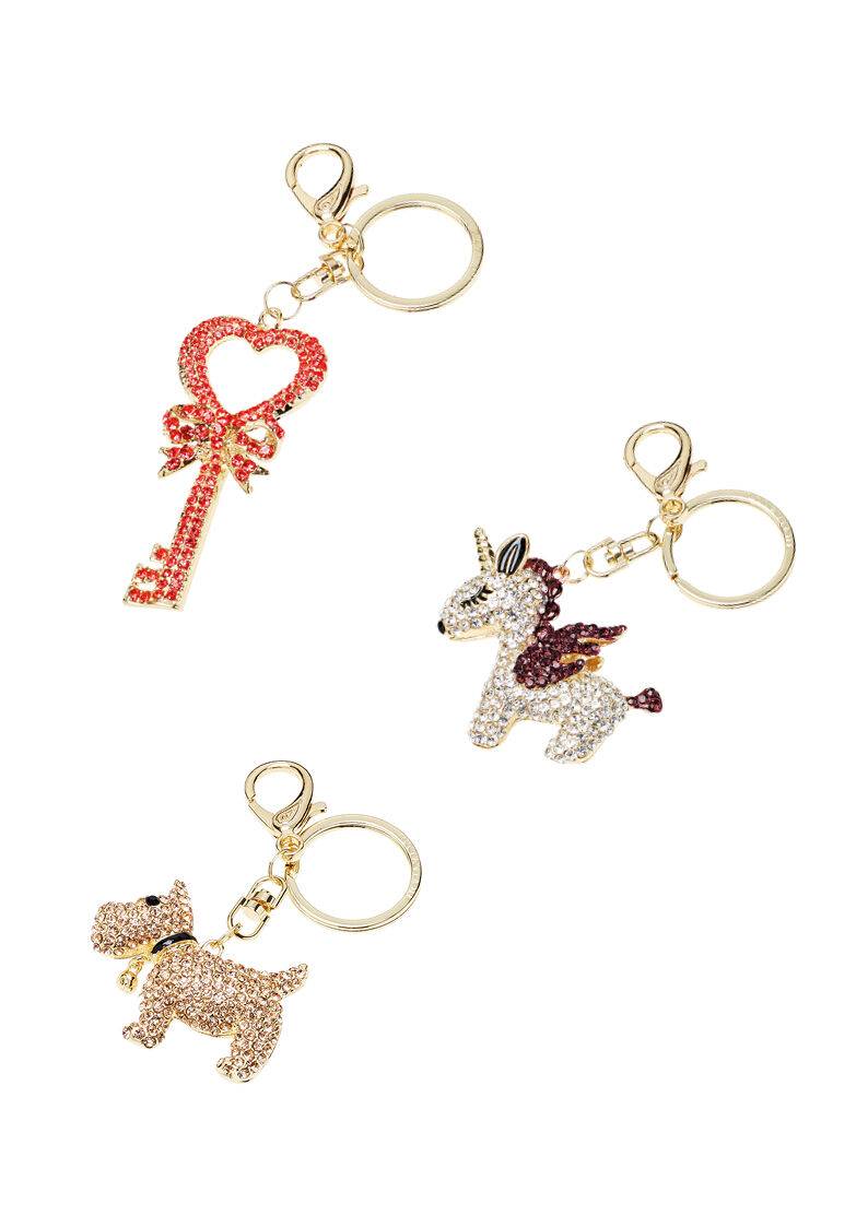 Ottaviani Portachiavi Dorato Con Strass