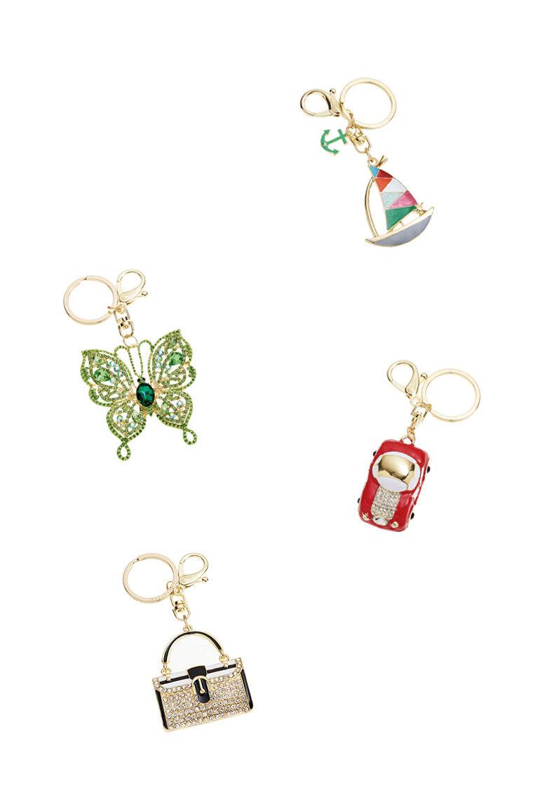 Ottaviani Portachiavi Dorato Con Strass