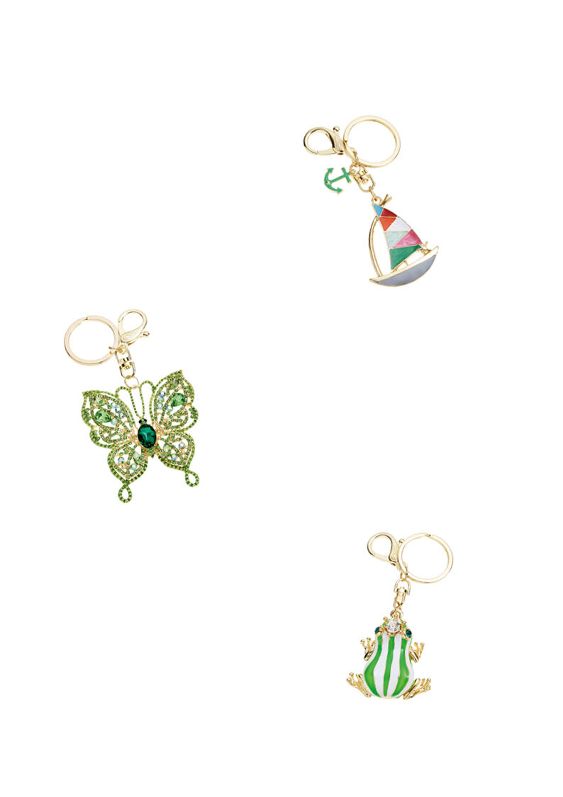 Ottaviani Portachiavi Dorato Con Strass