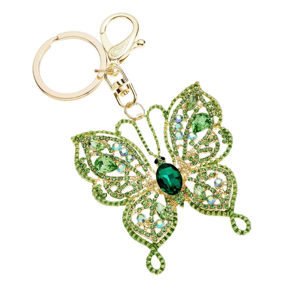 Ottaviani Portachiavi dorato con strass