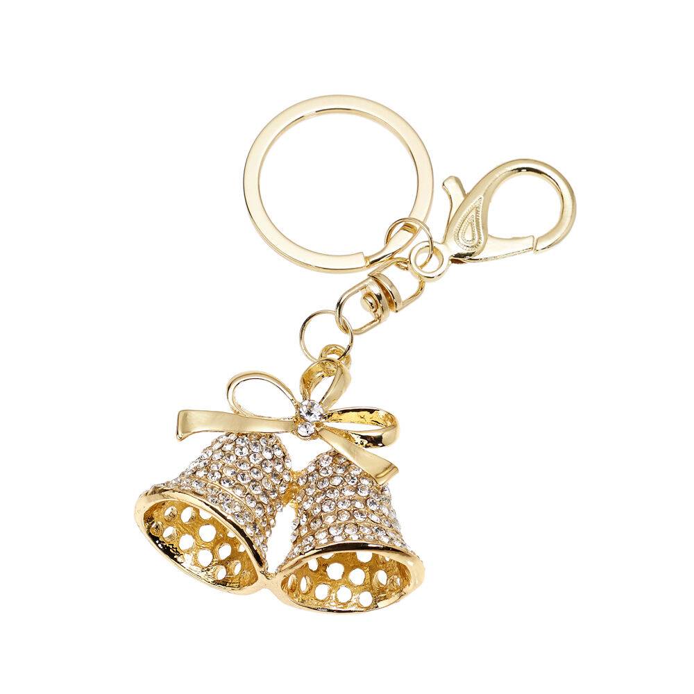 Ottaviani Portachiavi dorato con strass