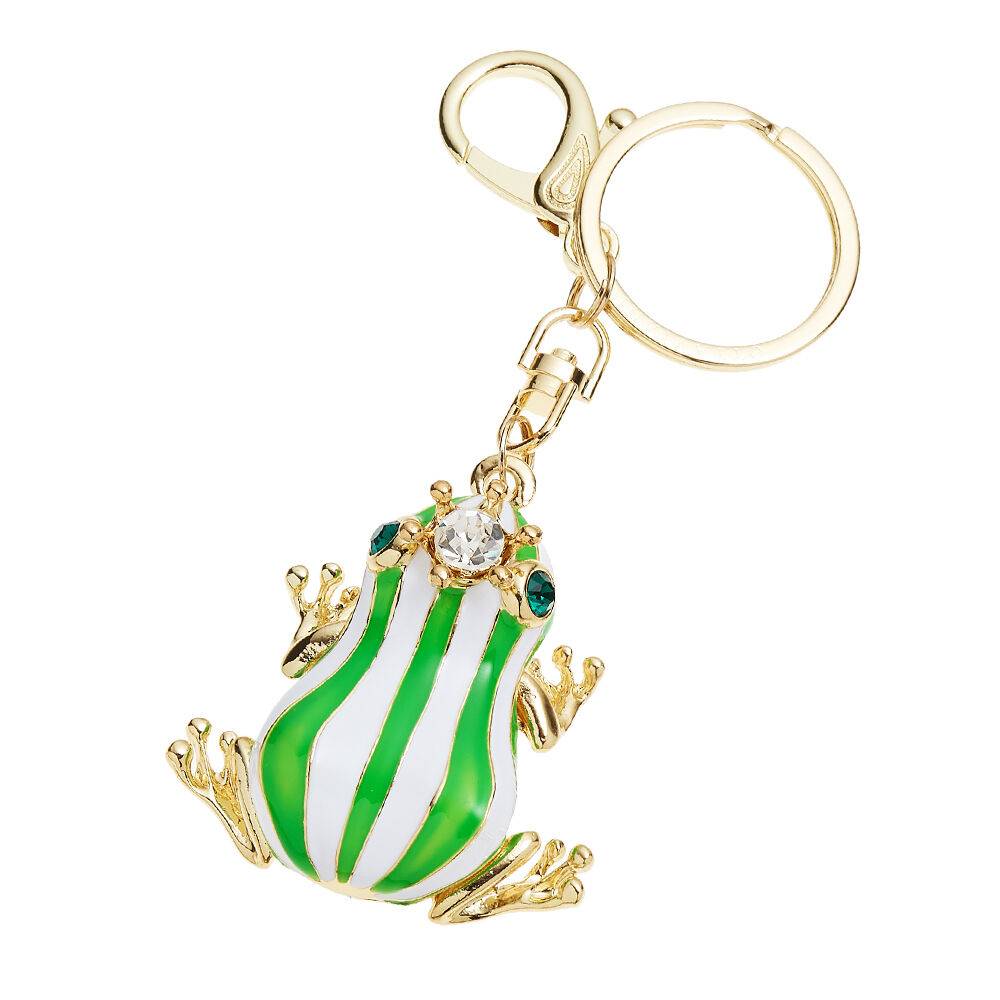 Ottaviani Portachiavi dorato con strass e smalti