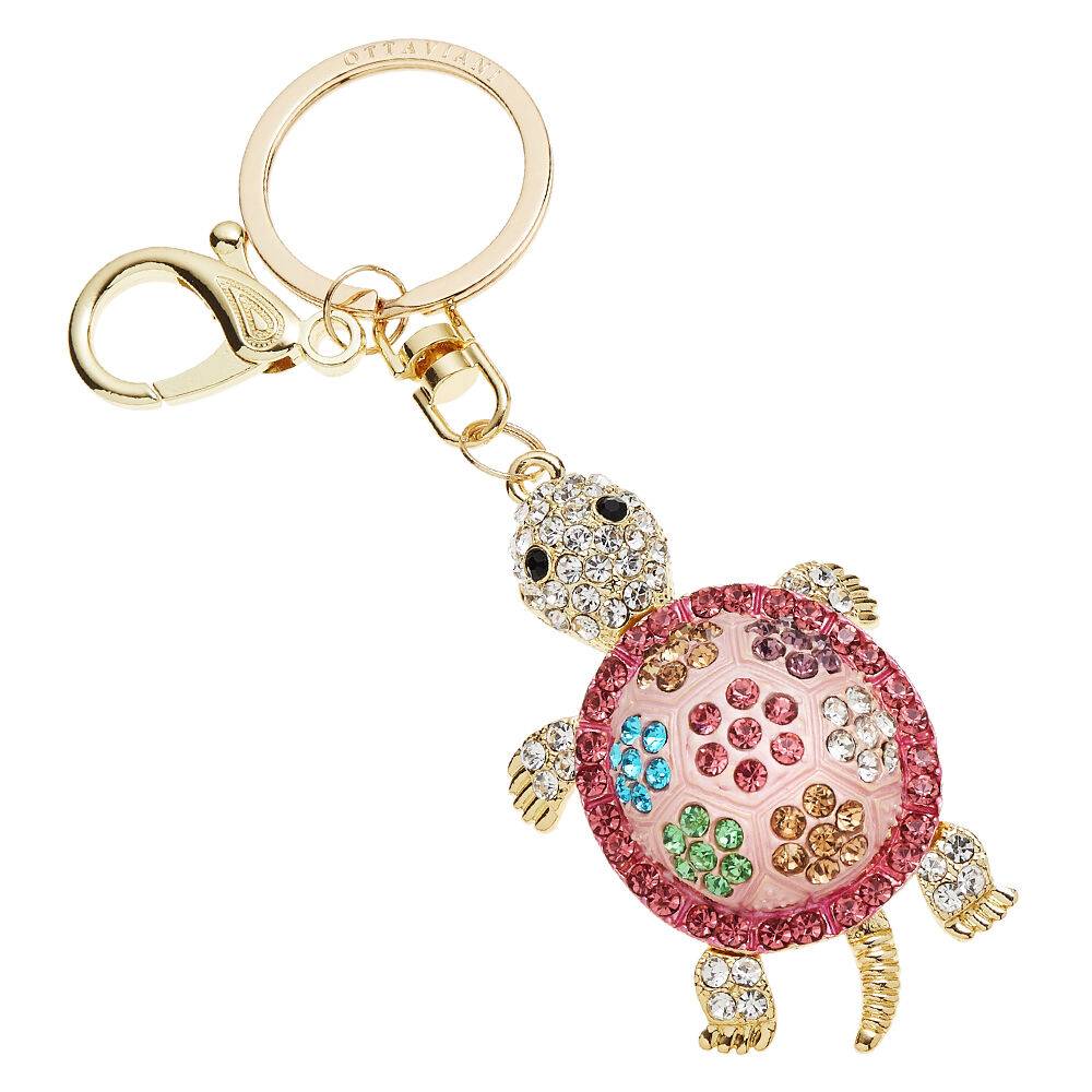 Ottaviani Portachiavi dorato con strass