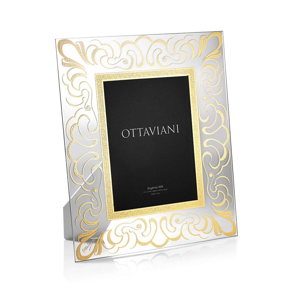 Ottaviani Portafoto cristallo "classica" c/f.oro