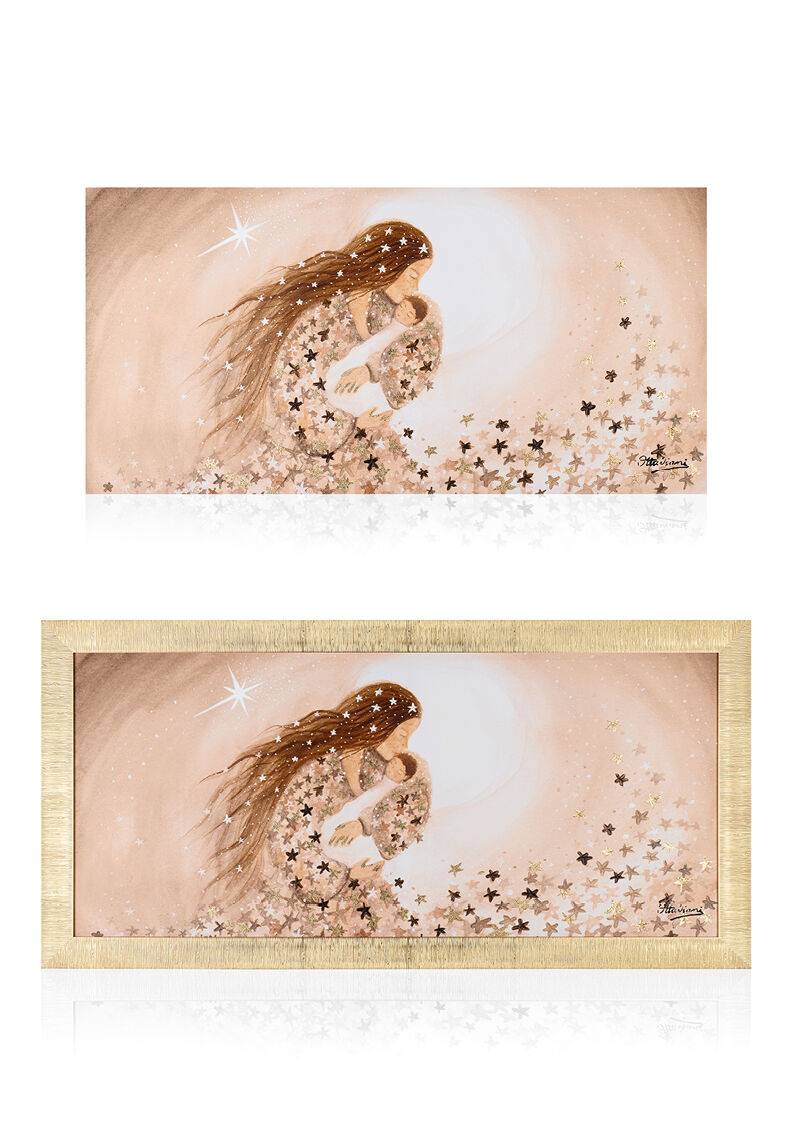 Ottaviani Quadro Su Tela "amore Stellato" 120x60 Cm