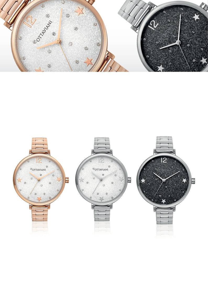 Ottaviani Quarzo Acciaio Black Star