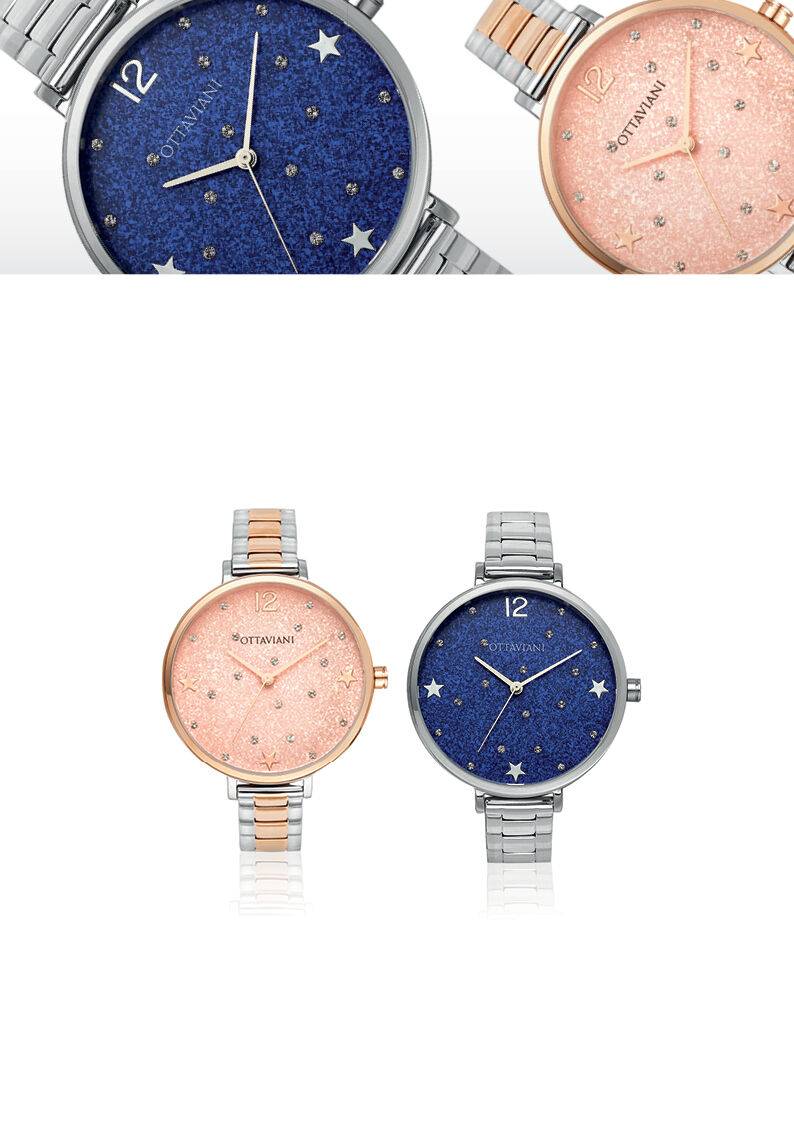 Ottaviani Quarzo Acciaio Rosa Star