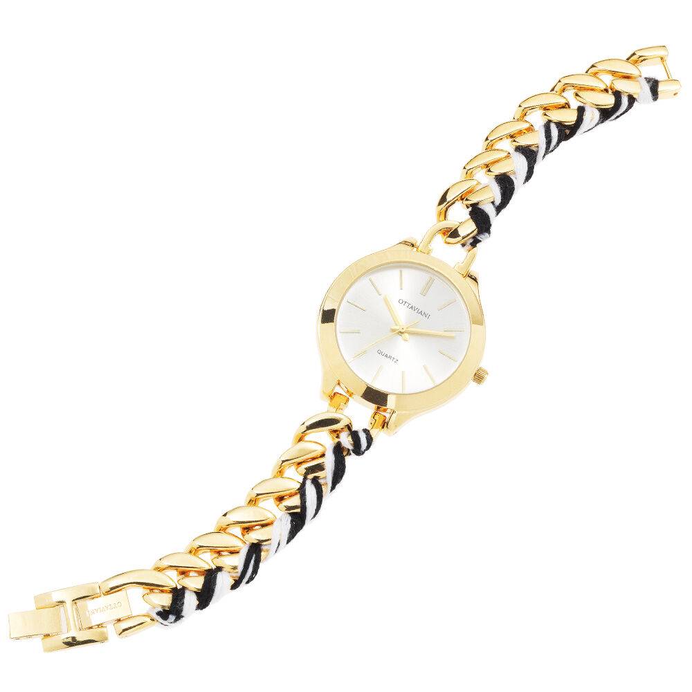 Ottaviani Quarzo argento,bracciale catena