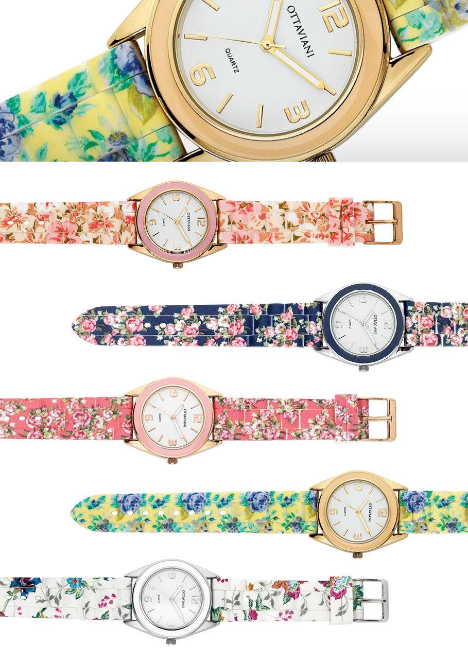 Ottaviani Quarzo Bianco Silicone Gold