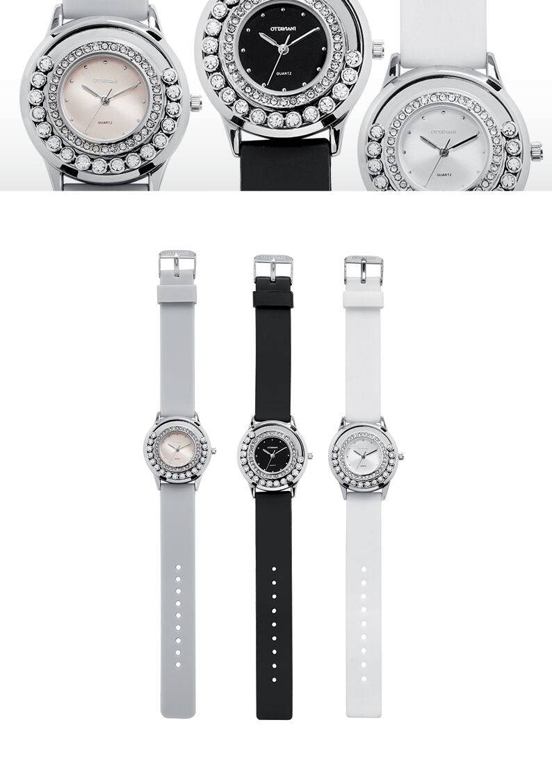 Ottaviani Quarzo Cristalli Silicone Grigio